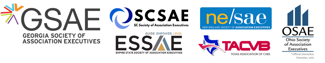 The Official Interactive Floorplan and Event App of the GSAE, ESSAE, OSAE, SCSAE, TACVB, and NESAE